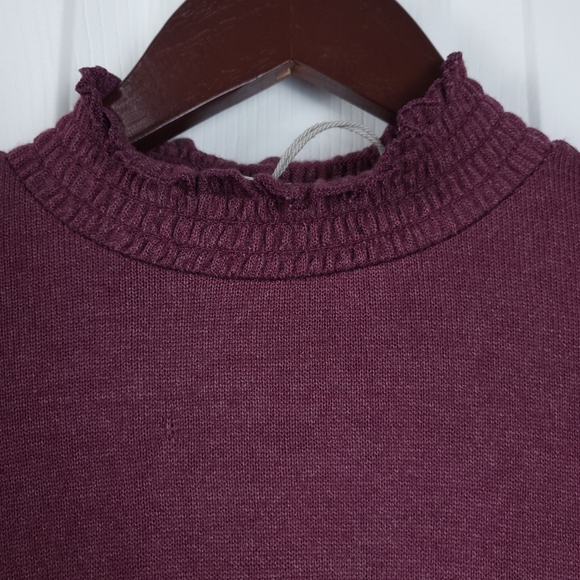NWT A New Day Burgundy Long Sleeve Top - Picture 7 of 8